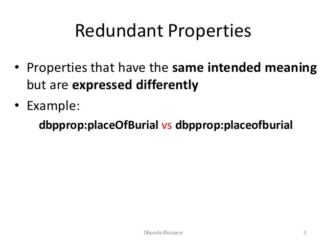 Dbpedia Bloopers