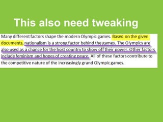 This also need tweaking 