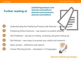 Elsevier Author workshop - CNUDST Tunisia