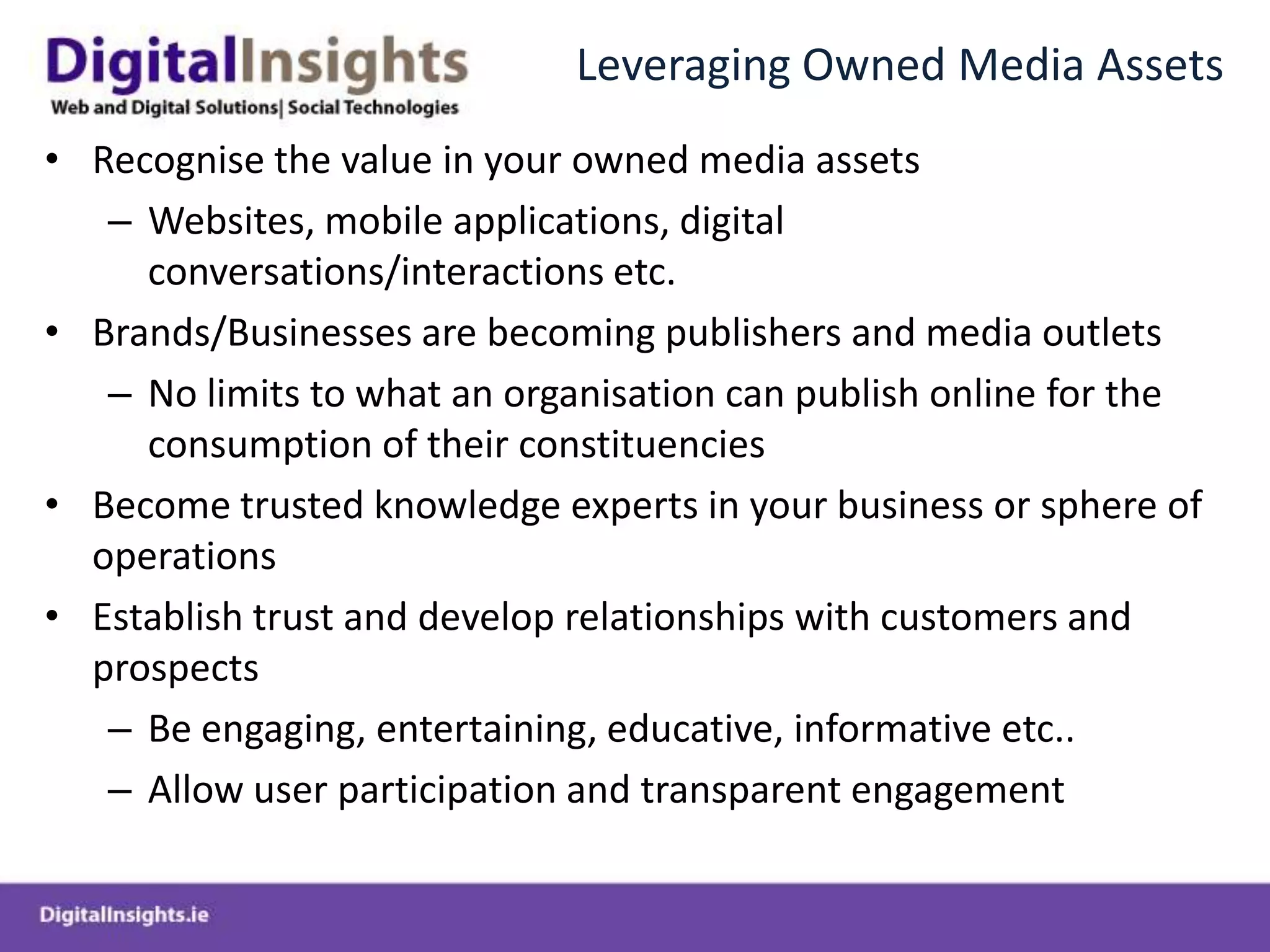 Marketers must understand that its not about the specific tools but the changing consumption and behaviour patterns of the customer