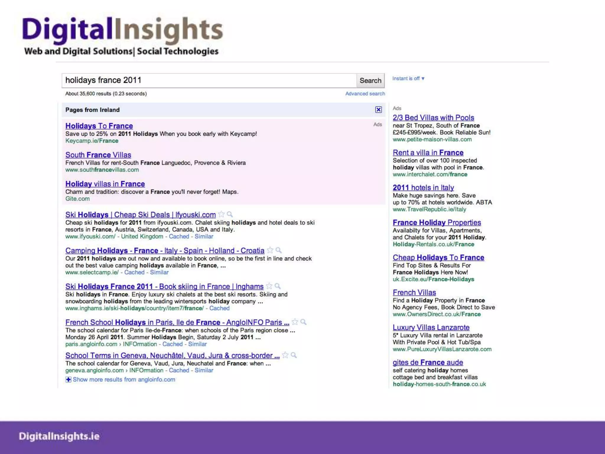 Search Engine Optimisation