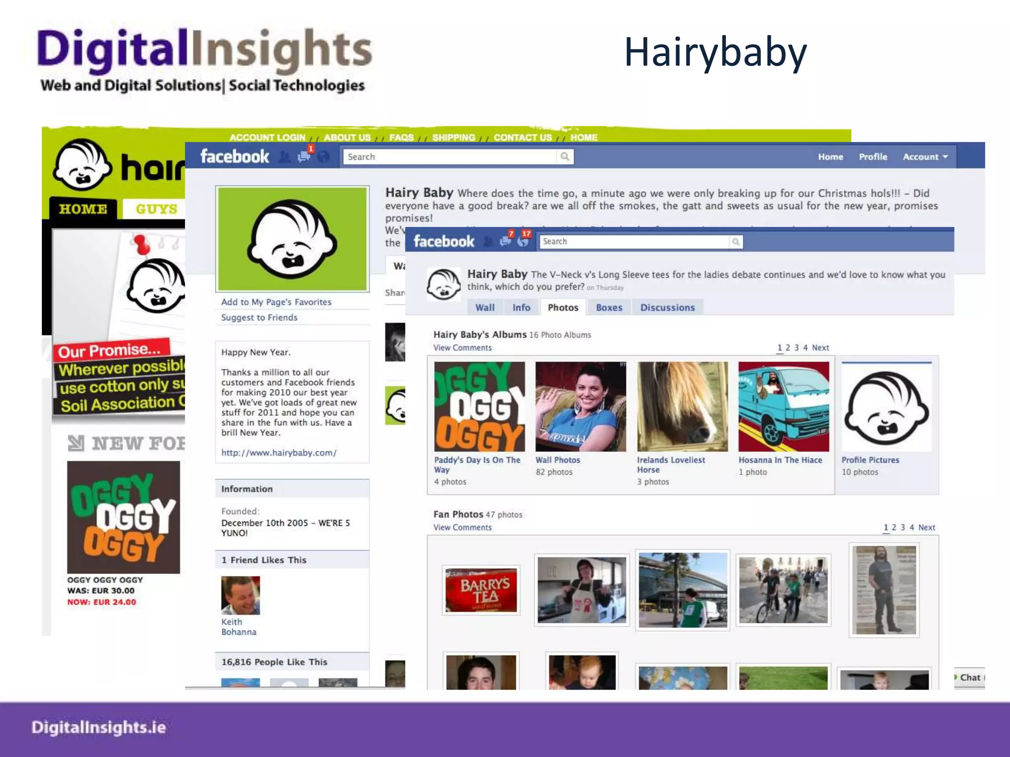 Online Brands and Social Media60% of online shoppers already use social media sites and networks regularly56% of those online shoppers friend or follow retailers, but they can only do so, if the retailer is actively engaging within those networksOnly 25% of Top 100 Brands have Facebook PagesTwitter and Facebook users to spend more than 1.5x more online than the average Internet user.