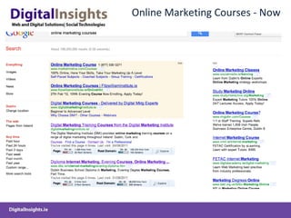 Online Marketing Courses - Now 
