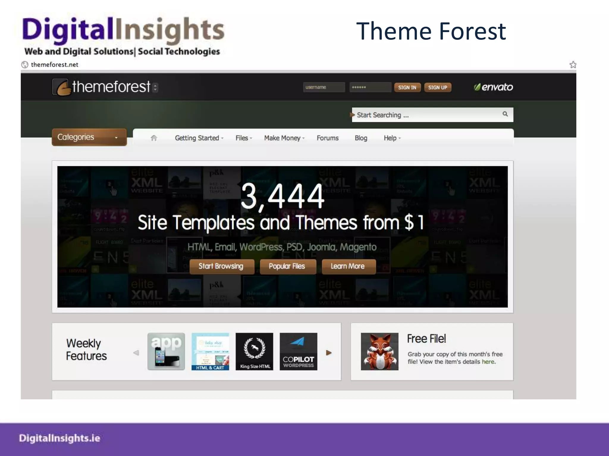 Default Wordpress Theme