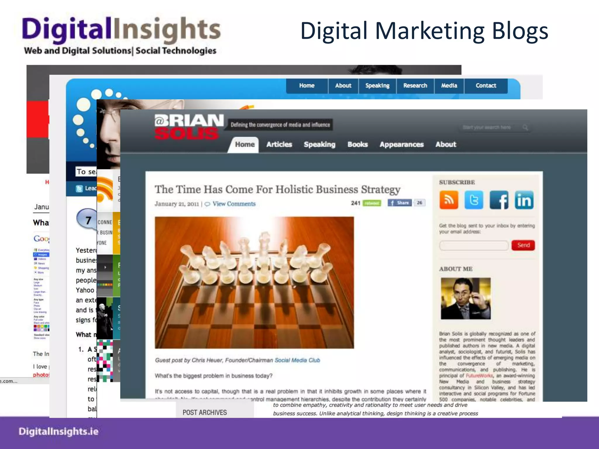 Use Twitter and Facebook to promote blog