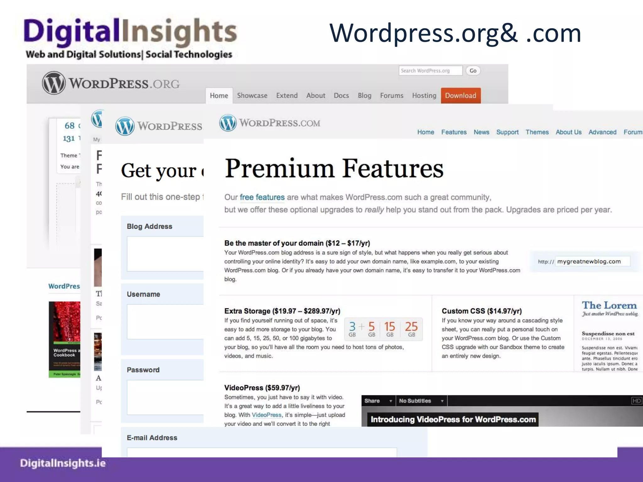 Wordpress.org & .com