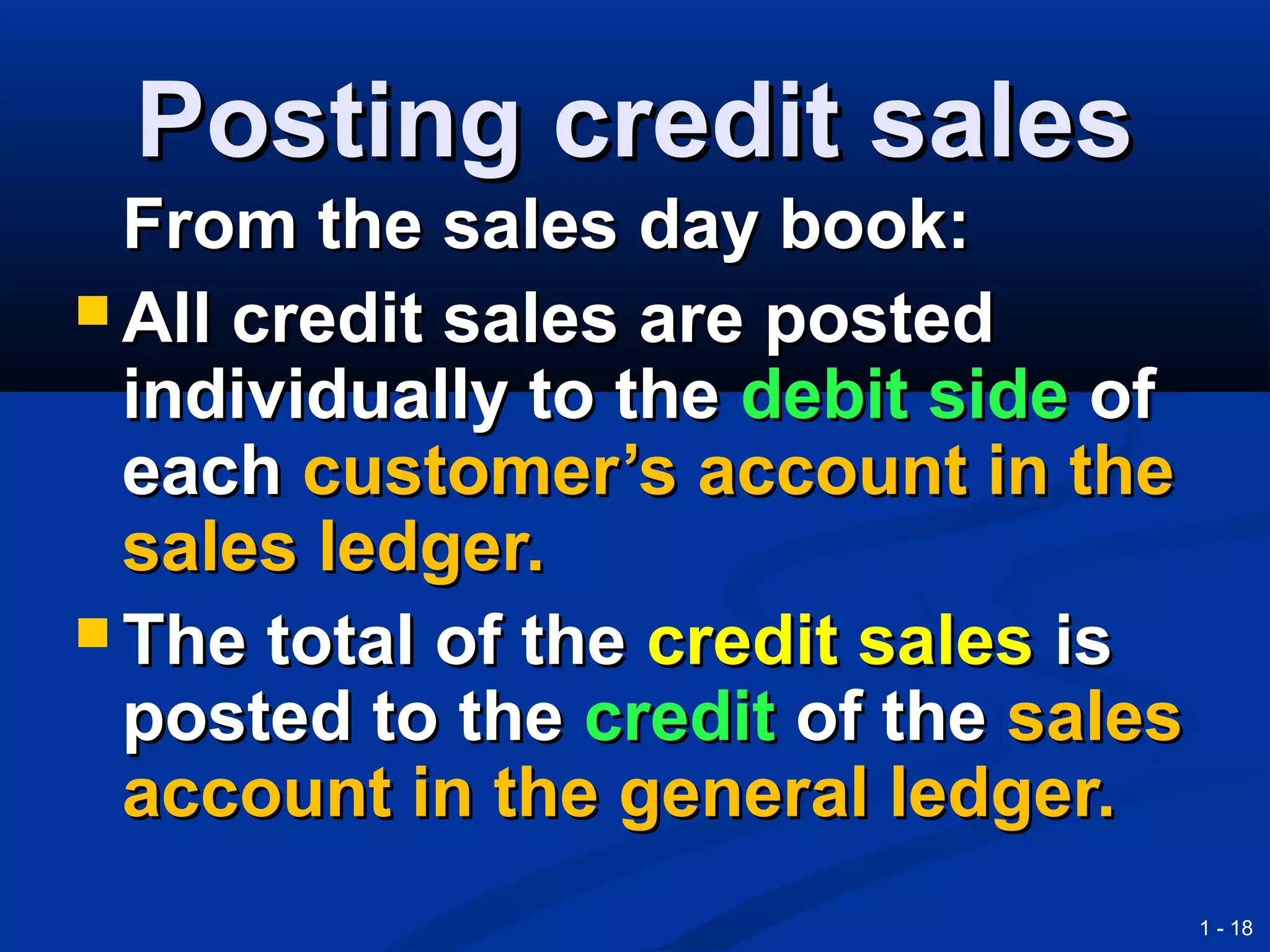 Dbs1034 biz trx week 7 sales day book and ledger | PPT