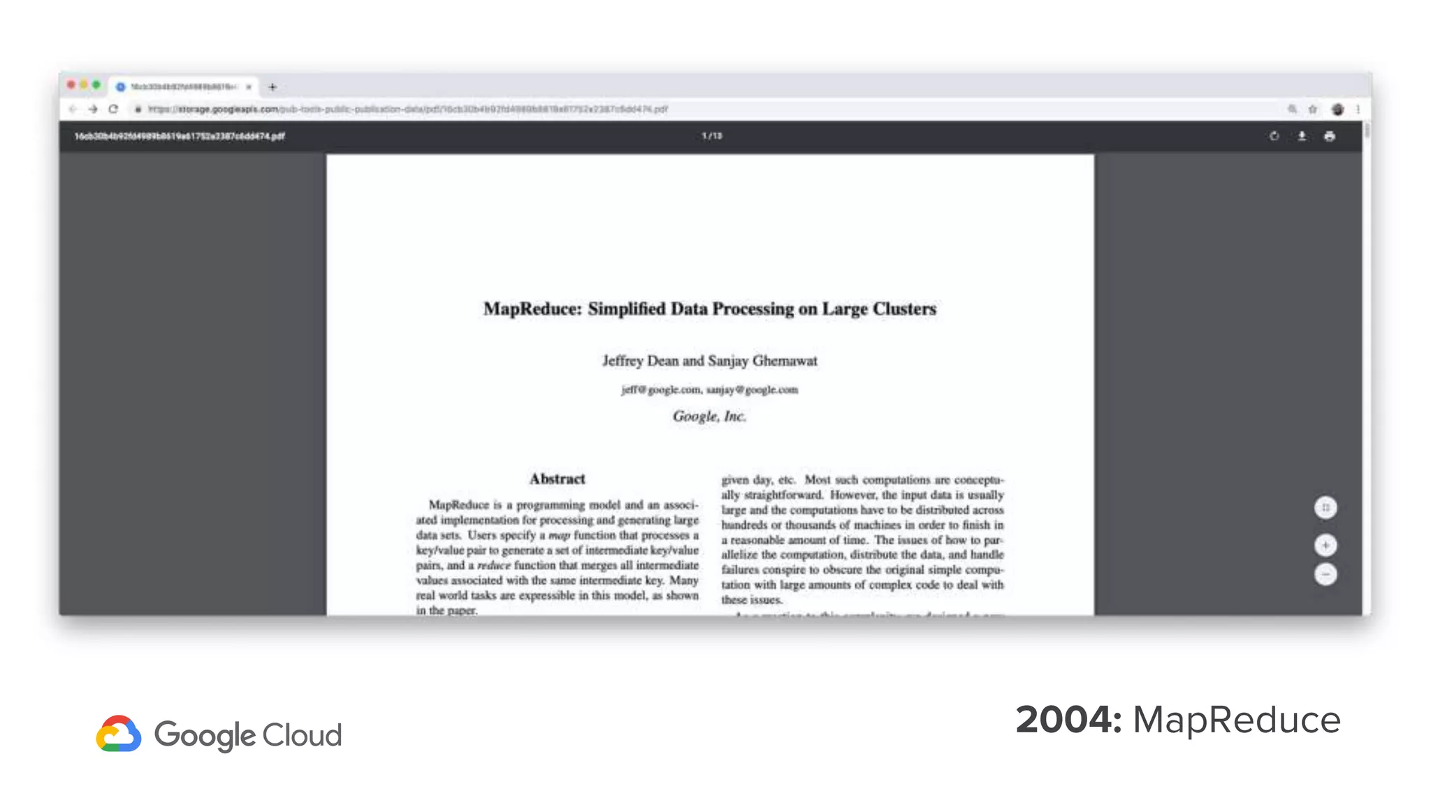 2004: MapReduce
 