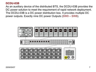 BTS - DBS3900 Functional Modules Training.ppt