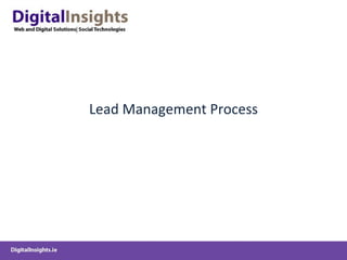 Lead Management Process 