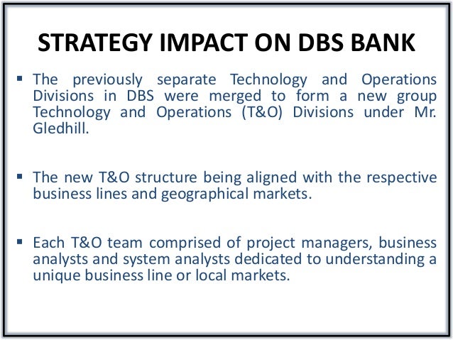 Dbs Organisation Chart