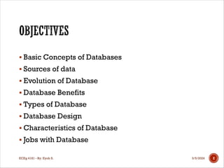 Chapter One: Introduction to Database Systems | PDF