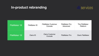 FileMaker 19 Overview | DB Services | PDF