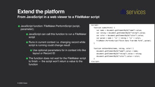 FileMaker 19 Overview | DB Services | PDF