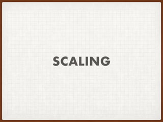 SCALING
 