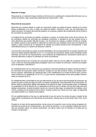 Documento Básico SI Seguridad en caso de incendio 2010. Modificado a 30 de junio de 2014.