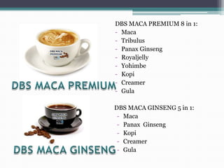 DBS MACA PREMIUM 8 in 1:Maca