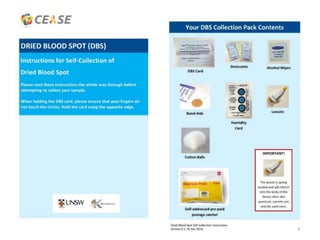 Dried blood spot HIV testing | PPTX