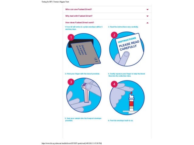 Dried blood spot HIV testing