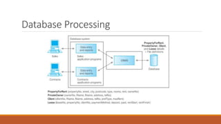 Database Processing
 