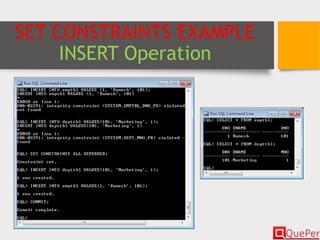 Database Systems - SQL - DCL Statements (Chapter 3/4) | PPTX