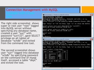 Database Systems - SQL - DCL Statements (Chapter 3/4) | PPTX