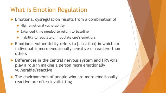Emotion Regulation And Vulnerability Prevention