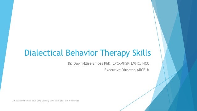 Dialectical behavior therapy worksheets