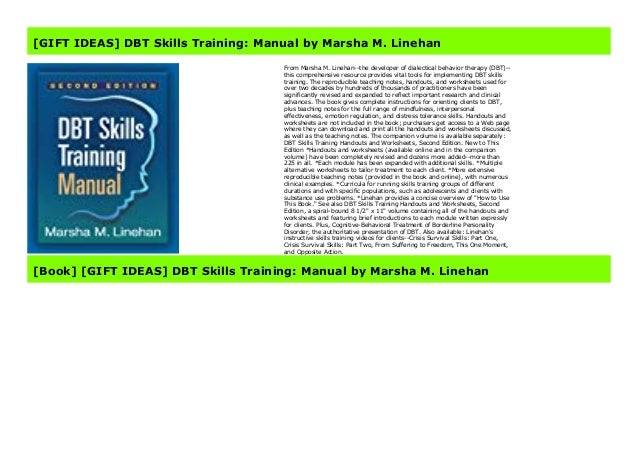 Dialectical behavioral therapy training