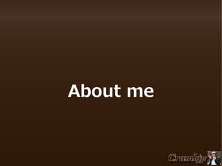 About me

 