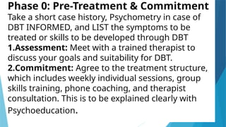 DBT SKILLS TRAINING IN PRACTICE FOR MENTAL HEALTH | PPTX