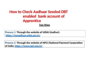 DBT REGISTRATION MANUAL_ESTB presentation | PPTX