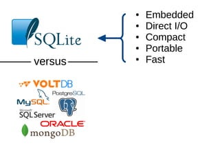 [db tech showcase Tokyo 2017] A11: SQLite - The most used yet least ...