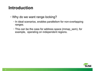 Range reader/writer locking for the Linux kernel | PDF