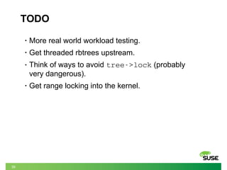 Range reader/writer locking for the Linux kernel | PDF
