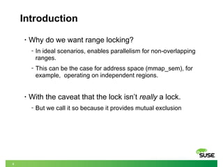 Range reader/writer locking for the Linux kernel | PDF