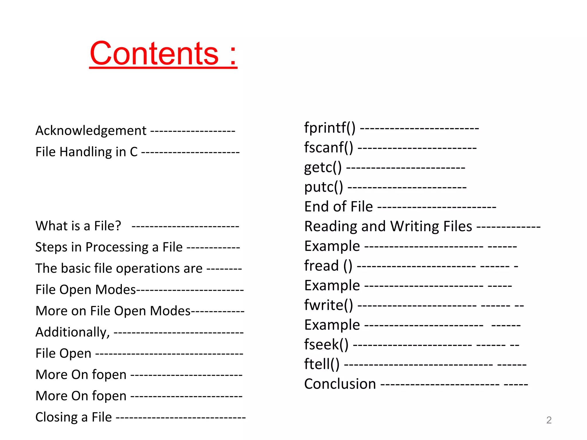 File handling in c | PPT