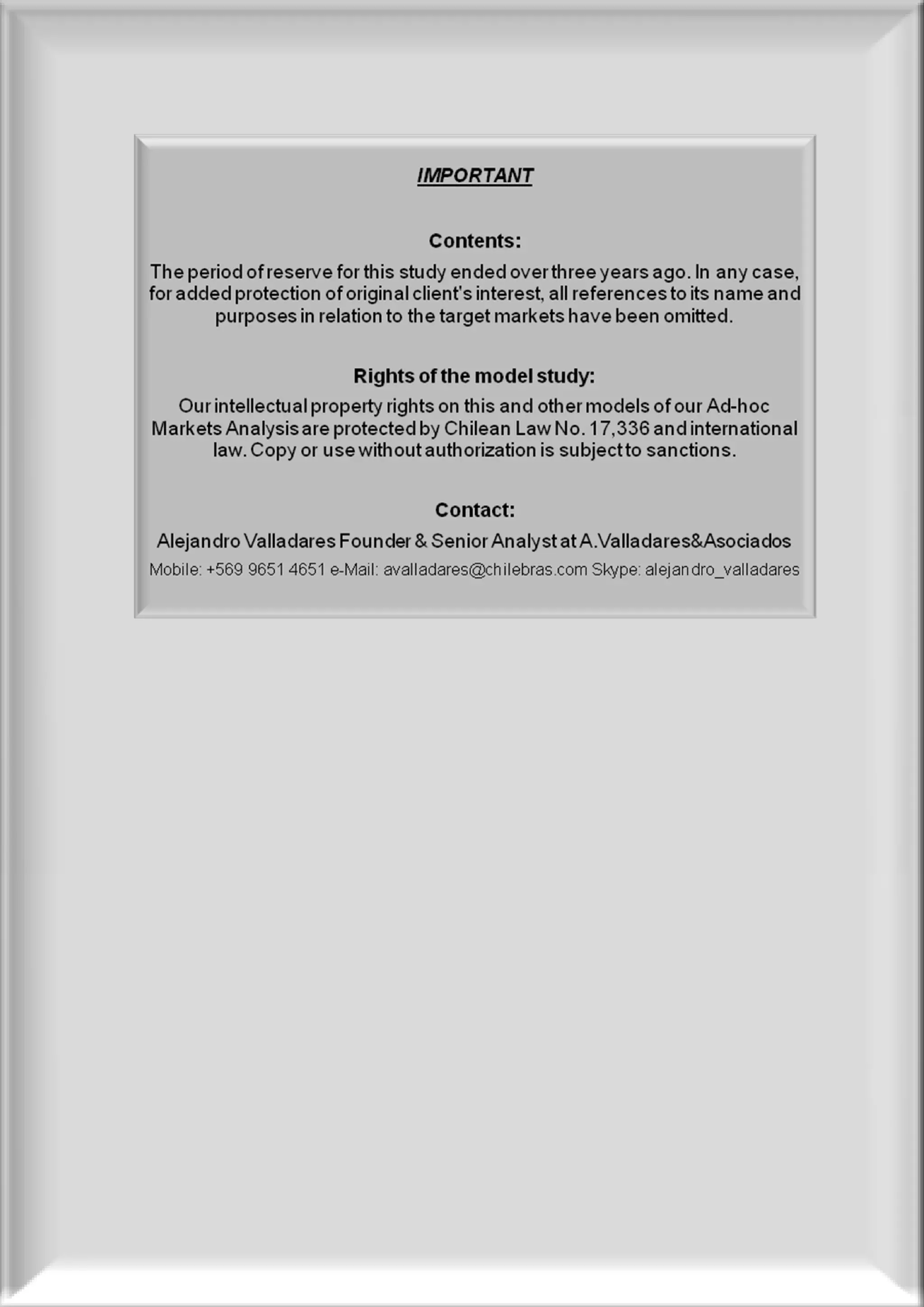 (D) Business Potential Analysis, full