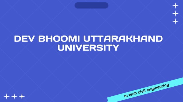 DBUU M.Tech in Civil Engineering.pptx