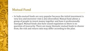 Capital market & financial instruments