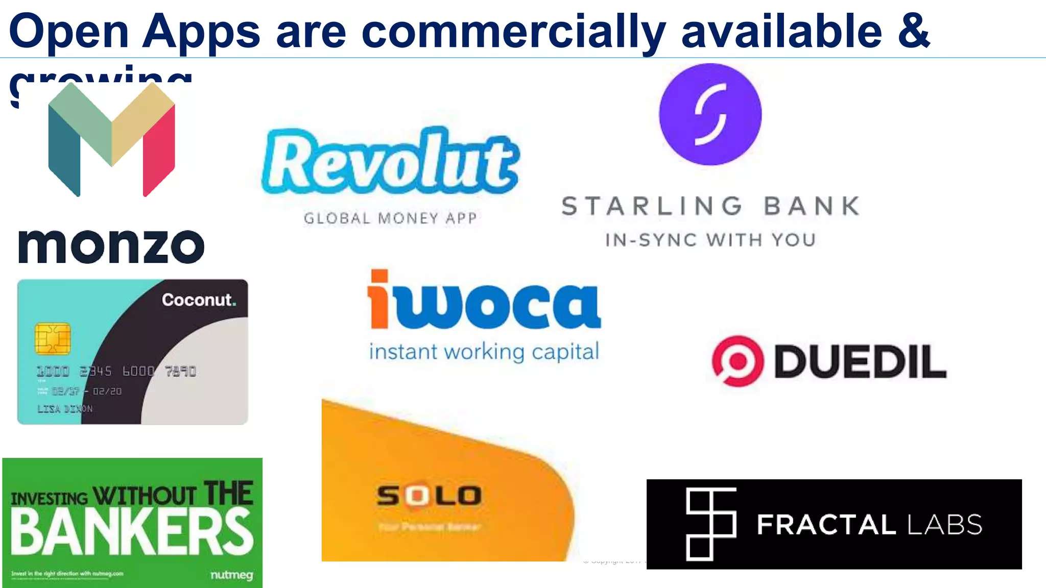 © Copyright 2017 Kony, Inc. All rights reserved. The information contained herein is subject to change without notice. 5
Open Apps are commercially available &
growing
 