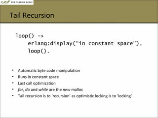 The Erlang Programming Language | PPT