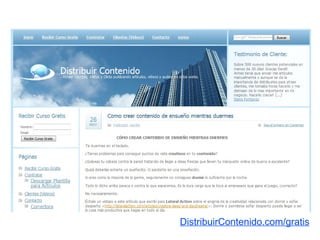 DistribuirContenido.com/gratis
 