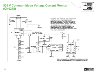500 V Common-Mode Voltage Current Monitor
(CN0218)
51
AD8212
 