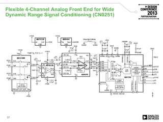 Flexible 4-Channel Analog Front End for Wide
Dynamic Range Signal Conditioning (CN0251)
57
 