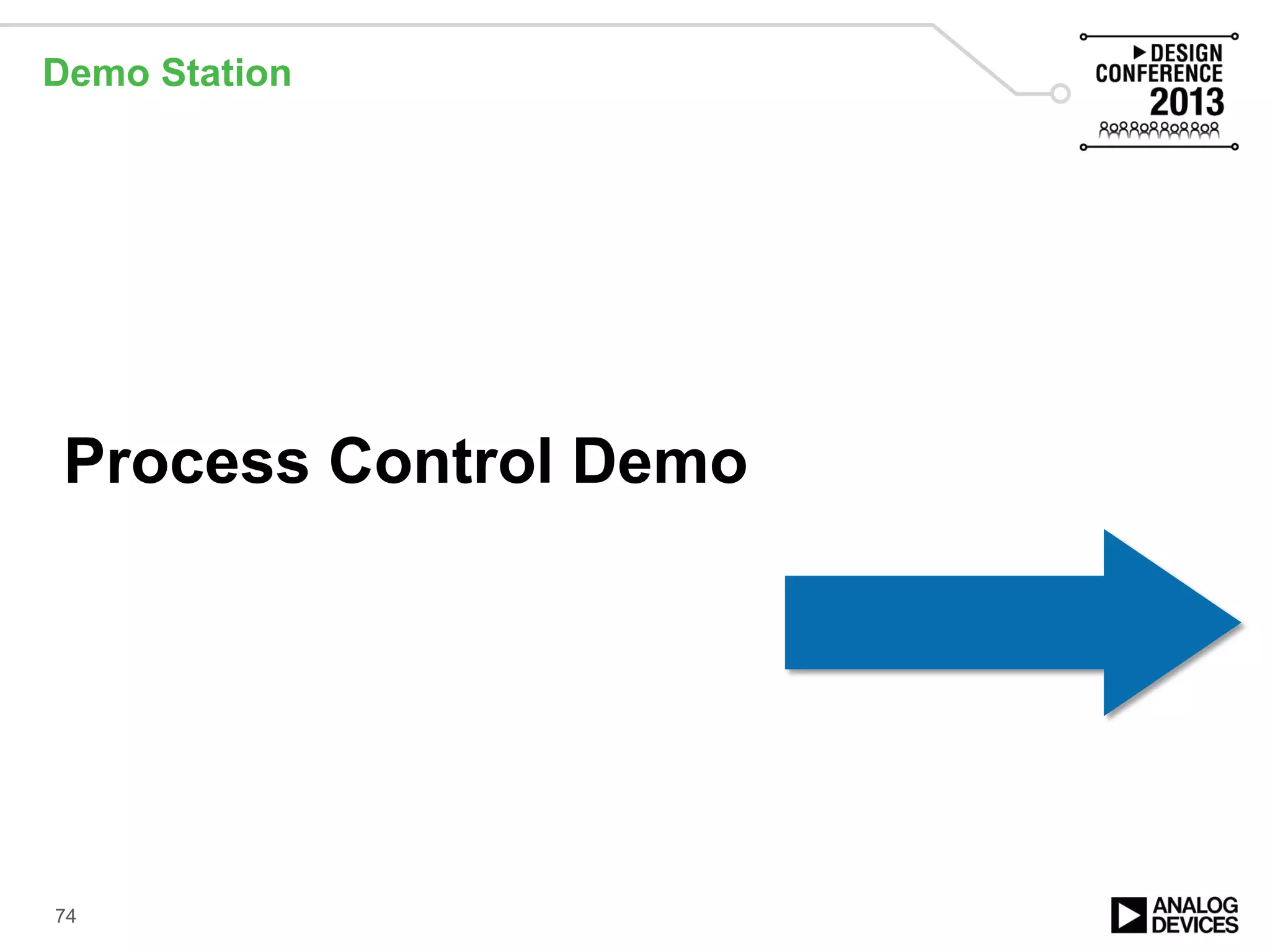 Process Control Demo
Demo Station
74
 