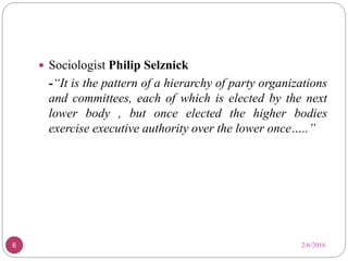 democratic centralism | PPTX