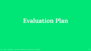 RR - 2016 - Aberdeen - Riccardo Tommasini (Politecnico di Milano)
Evaluation Plan
23
 