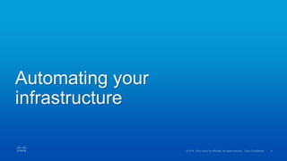 Automating your
infrastructure
 
