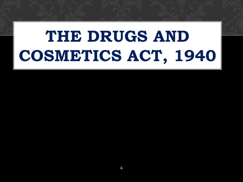 D & C ACT 1940 AND RULES 1945